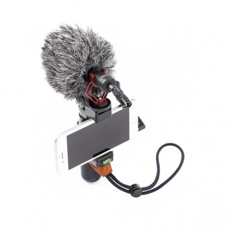 Micrófono BOYA BY-MM1 cardioide condensador para cámaras, celulares y grabadoras