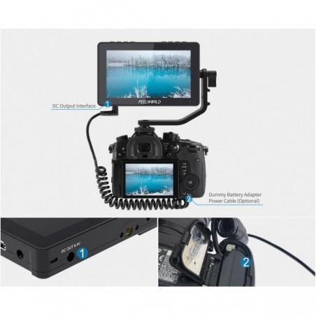 Monitor FEELWORLD F5 Pro V2 para cámaras DSLR