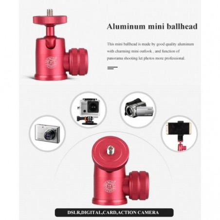 Trípode liviano QZSD Q066S convertible en monópodo selfie stick