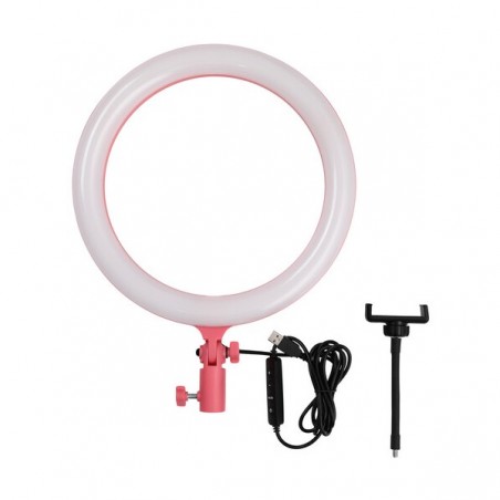 Aro de luz led circular GODOX LR120
 Color-Rosa