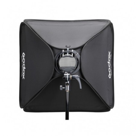 Softbox Godox para flash portátil 80x80cm incluye estuche y bracket tipo S2 Montura Bowens