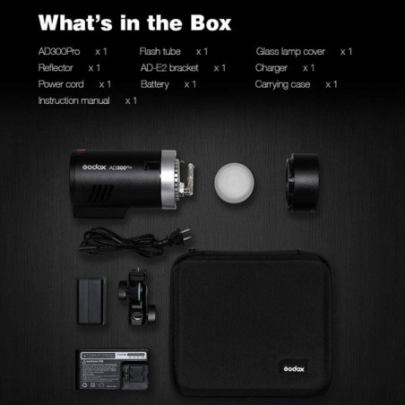 Flash portátil Godox AD300 Pro - Kit