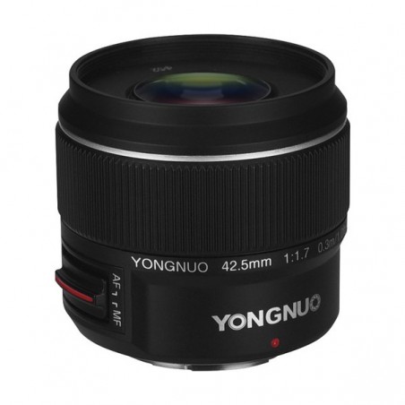 Lente Yongnuo 42.5mm f/1.7 para Panasonic Lumix y Olympus