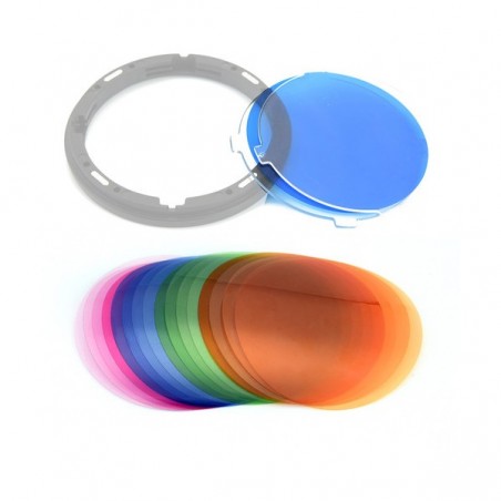 Filtros GODOX V-11T para ajuste de temperatura de color para cabezales redondos