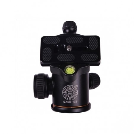 Cabezal de trípode tipo rótula - ball head - con quick release - QZSD-02