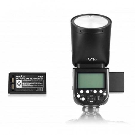 Flash portátil GODOX V1 (Incluye batería y cargador)