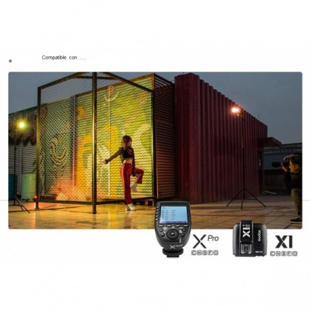 Flash portátil GODOX V1 (Incluye batería y cargador)