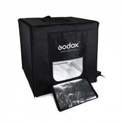 Cubo caja de luz Godox LSD incluyen luces led y adaptador de corriente