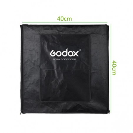 Cubo caja de luz Godox LSD incluyen luces led y adaptador de corriente