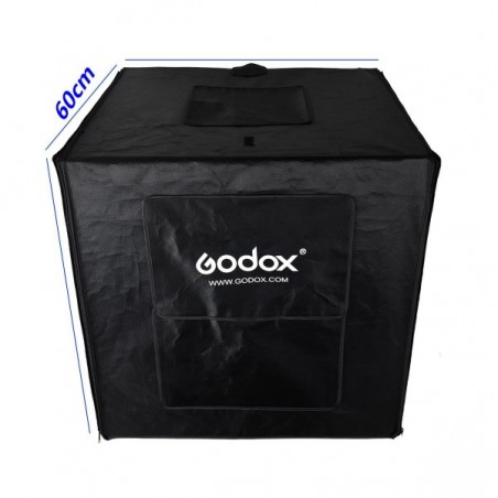 Cubo caja de luz Godox LSD incluyen luces led y adaptador de corriente