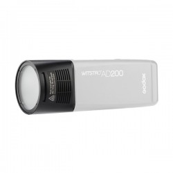 Cabezal Godox H200R redondo para flash portátil AD200