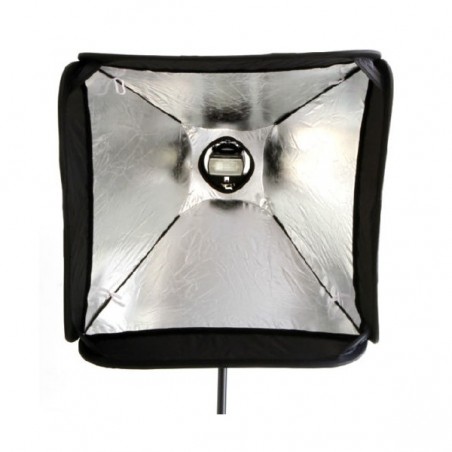 Softbox Godox para flash portátil 80x80cm incluye estuche, grilla y bracket tipo S Montura Bowens