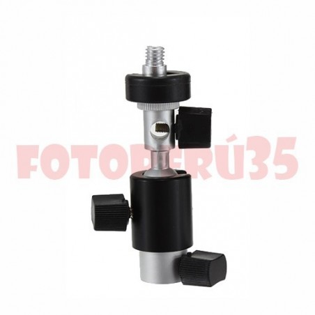 Bracket de rótula para flash portátil y sombrilla tipo C2 - Swivel 360º - Parante