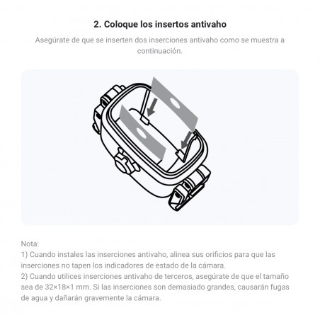 Carcasa sumergible Insta360 para ONE X 2 (Hasta 45 metros) - Dive Case