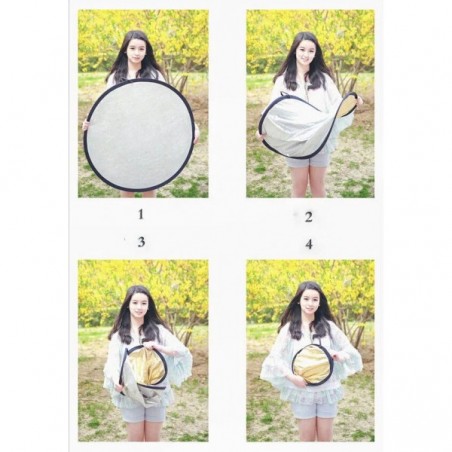 Rebotador Godox 5 en 1 de 80cm con estuche de transporte