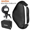 Kit Strobist GODOX de softbox 40x40cm + parante 302 - incluye bracket tipo S