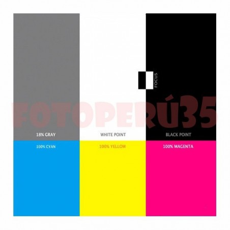 Tarjeta gris y balance de blancos para fotografía y vídeo - 13x18cm