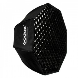 Softbox Octagonal GODOX de 80cm - Tipo Sombrilla - Incluye grilla (Montura Bowens)