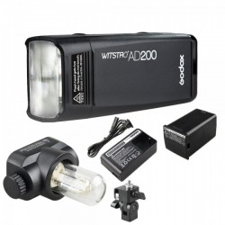 Flash portátil Godox Witstro AD200 - Kit