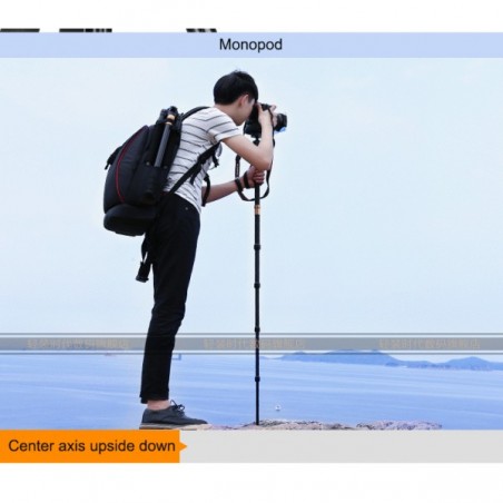 Trípode Monópodo Q999H para cámaras DSLR incluye cabezal panorámico