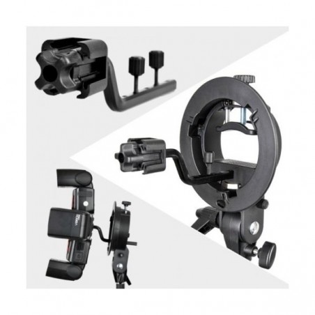 Bracket GODOX S-FA para colocar 4 flashes
