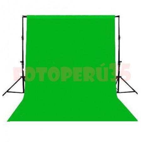 Fondo Fotográfico Verde Croma de 3 x 6 metro