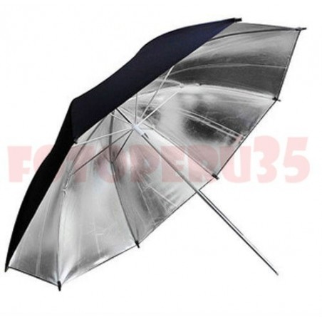 Sombrilla GODOX Plateada (con negro) de 104cm