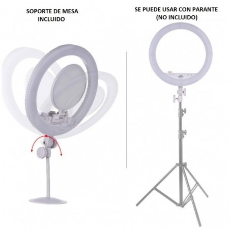 Reflector Luz Led Circular Yongnuo YN208 PRO- Luz de belleza