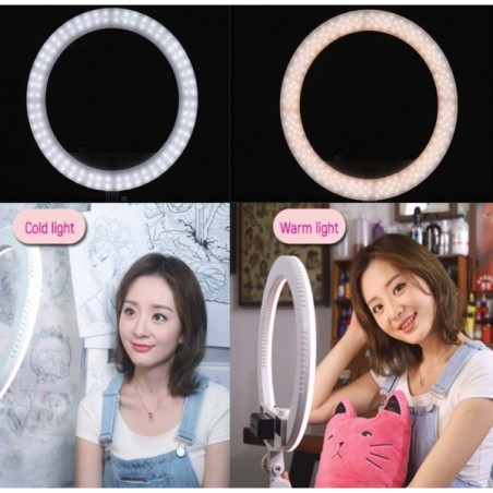 Reflector Luz Led Circular Yongnuo YN208 PRO- Luz de belleza