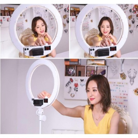 Reflector Luz Led Circular Yongnuo YN208 PRO- Luz de belleza