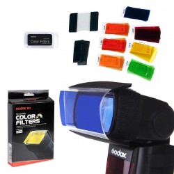 Filtros de color Godox para flash portátil