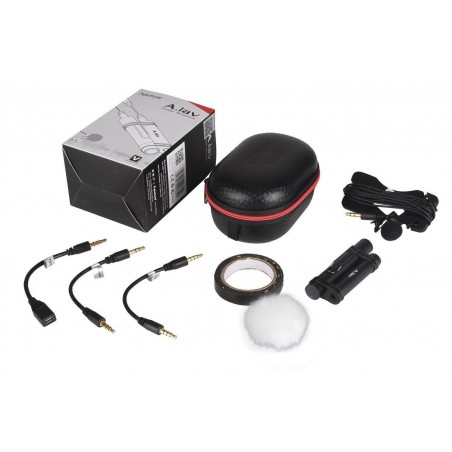 Micrófono pechero lavalier Aputure A.lav para cámaras, grabadoras, celulares y tablets