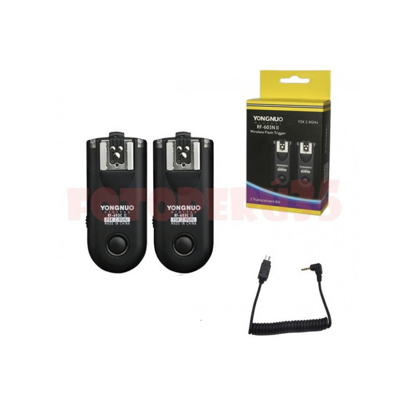 Disparador flash trigger Yongnuo RF-603 II