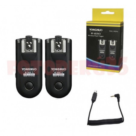 Disparador flash trigger Yongnuo RF-603 II
