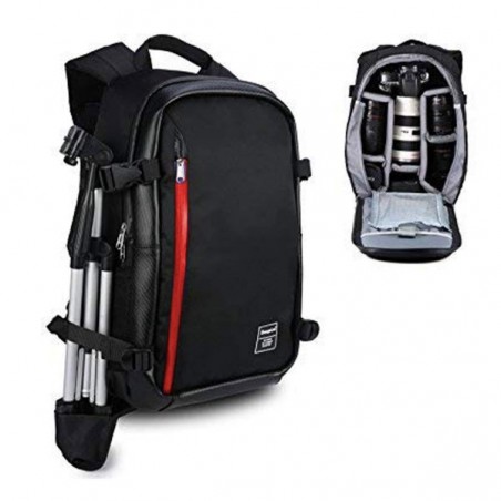 Mochila para cámaras DSLR y laptop hasta 15.6" con base rígida