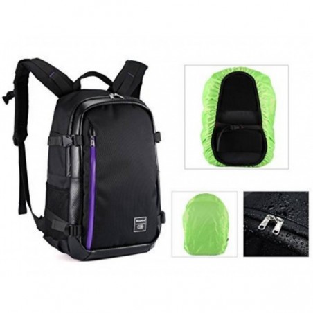 Mochila para cámaras DSLR y laptop hasta 15.6" con base rígida