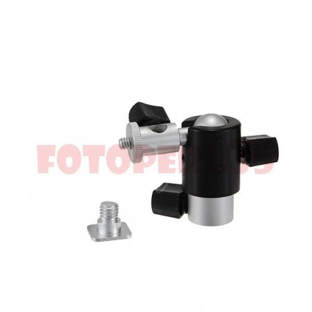 Bracket de rótula para colocar luz led sobre parante