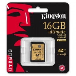 Memoria SD Kingston Ultimate de Clase 10 (90MB/s)