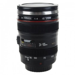 Mini taza y llavero en forma de lente Canon 24-105mm - Réplica miniatura