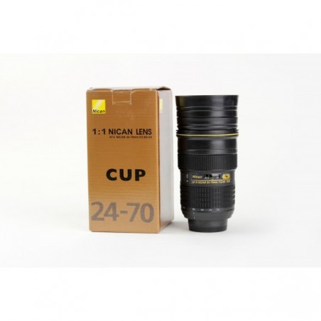 Taza en forma de lente Nikon 24-70mm - Nican réplica de escala real