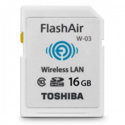 Tarjeta de memoria SD Inalámbrica TOSHIBA Flash Air W-03