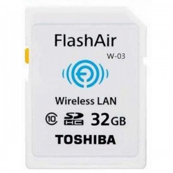 Tarjeta de memoria SD Inalámbrica TOSHIBA Flash Air W-03