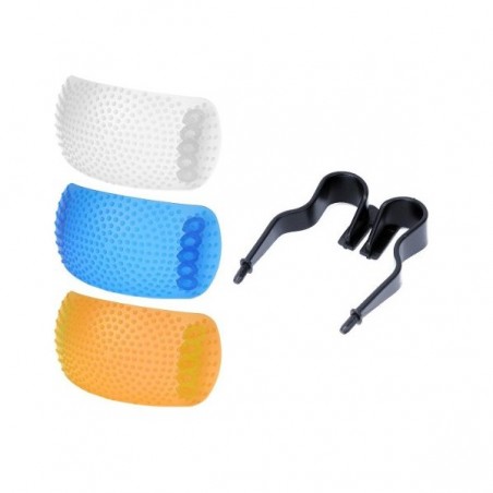 Difusor 3 En 1 Pop Up para flash de Cámara Canon Nikon