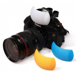 Difusor 3 En 1 Pop Up para flash de Cámara Canon Nikon