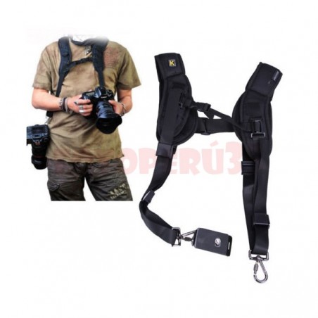 Correa de hombro - Double Strap - para 2 cámaras DSRL