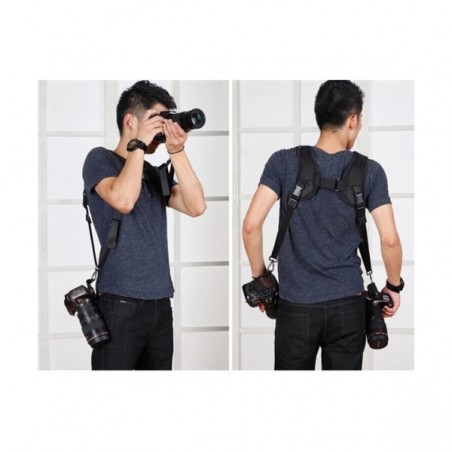 Correa de hombro - Double Strap - para 2 cámaras DSRL