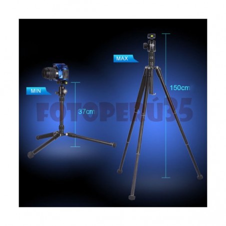 Trípode Selens T-170 para cámaras DSLR incluye cabezal panorámico