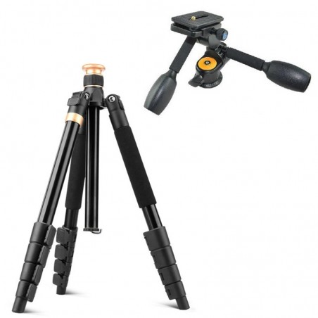Trípode Monópodo Q666BD para camara DSRL incluye cabezal de video QZSD-80