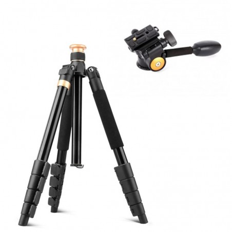 Trípode Monópodo Q666BD para cámara DSRL incluye cabezal de video QZSD-08