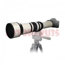Lente Samyang (Rokinon) 650mm-1300mm, f/8 - f/16 + Adaptador para cámara DSLR